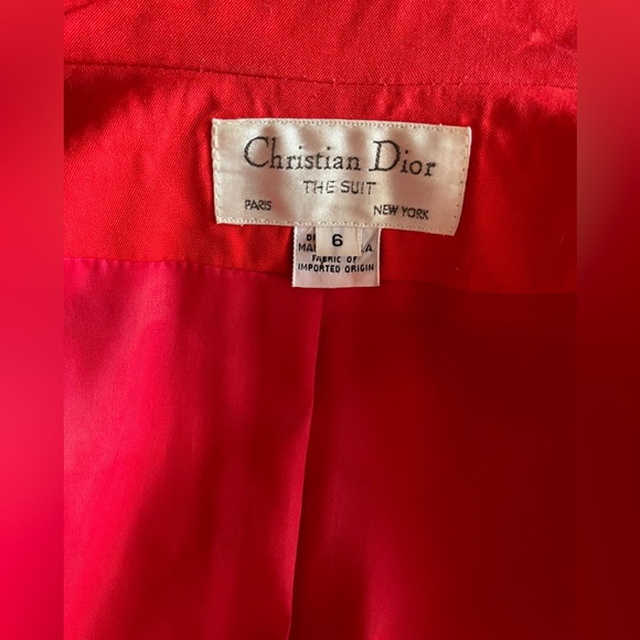 Christian Dior Authentic Rare Vintage The Suit 2 Piece Skirt Suit - Picture 8 of 16